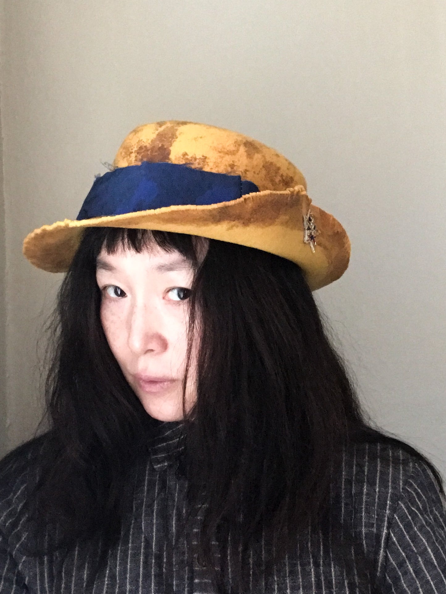 Sure shot -Asymmetrical brim Cowboy hat - Tomoko Tahara millinery works