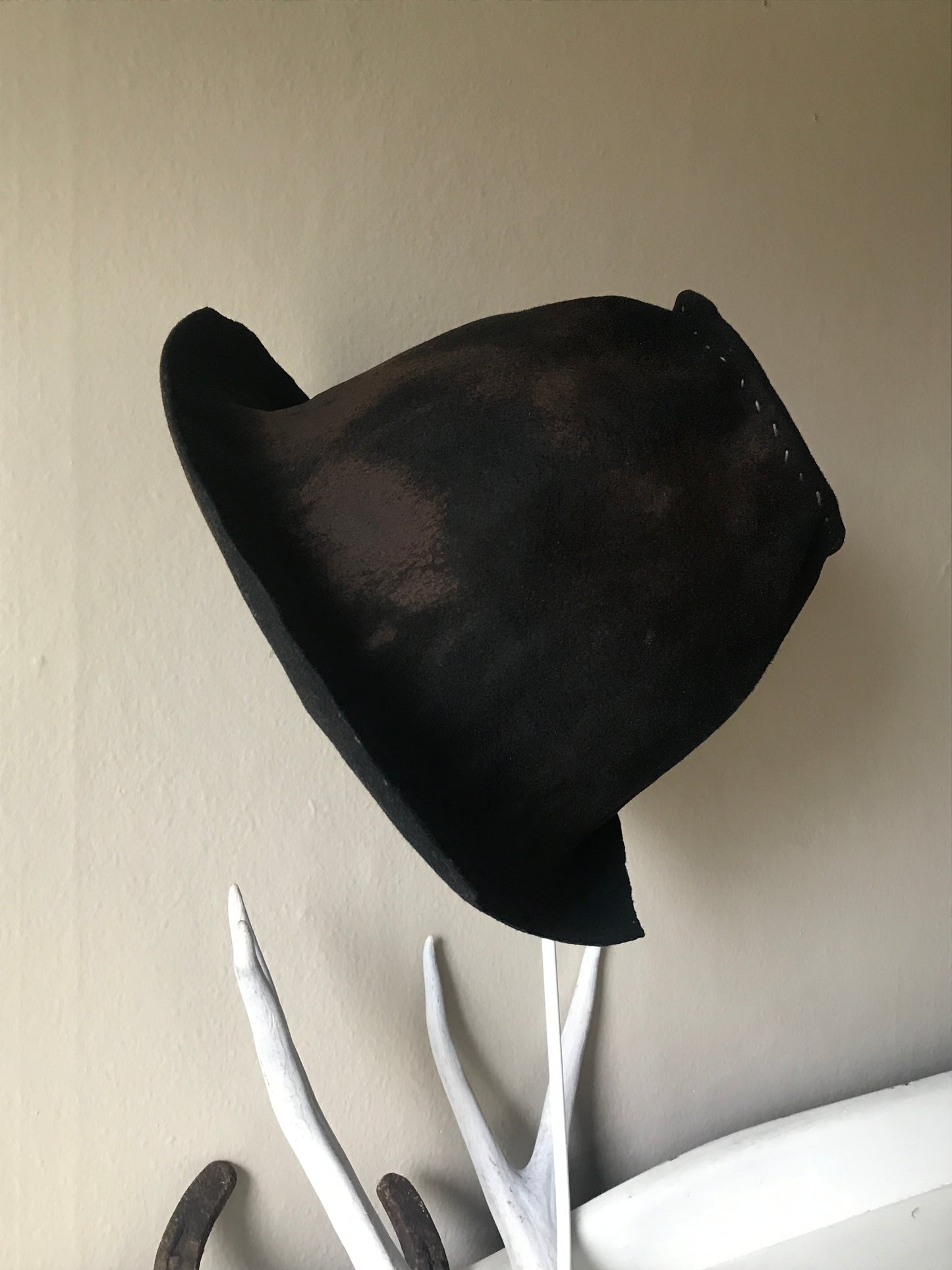 Bucket hat, distressed - Ranchers 3- Tomoko Tahara millinery works