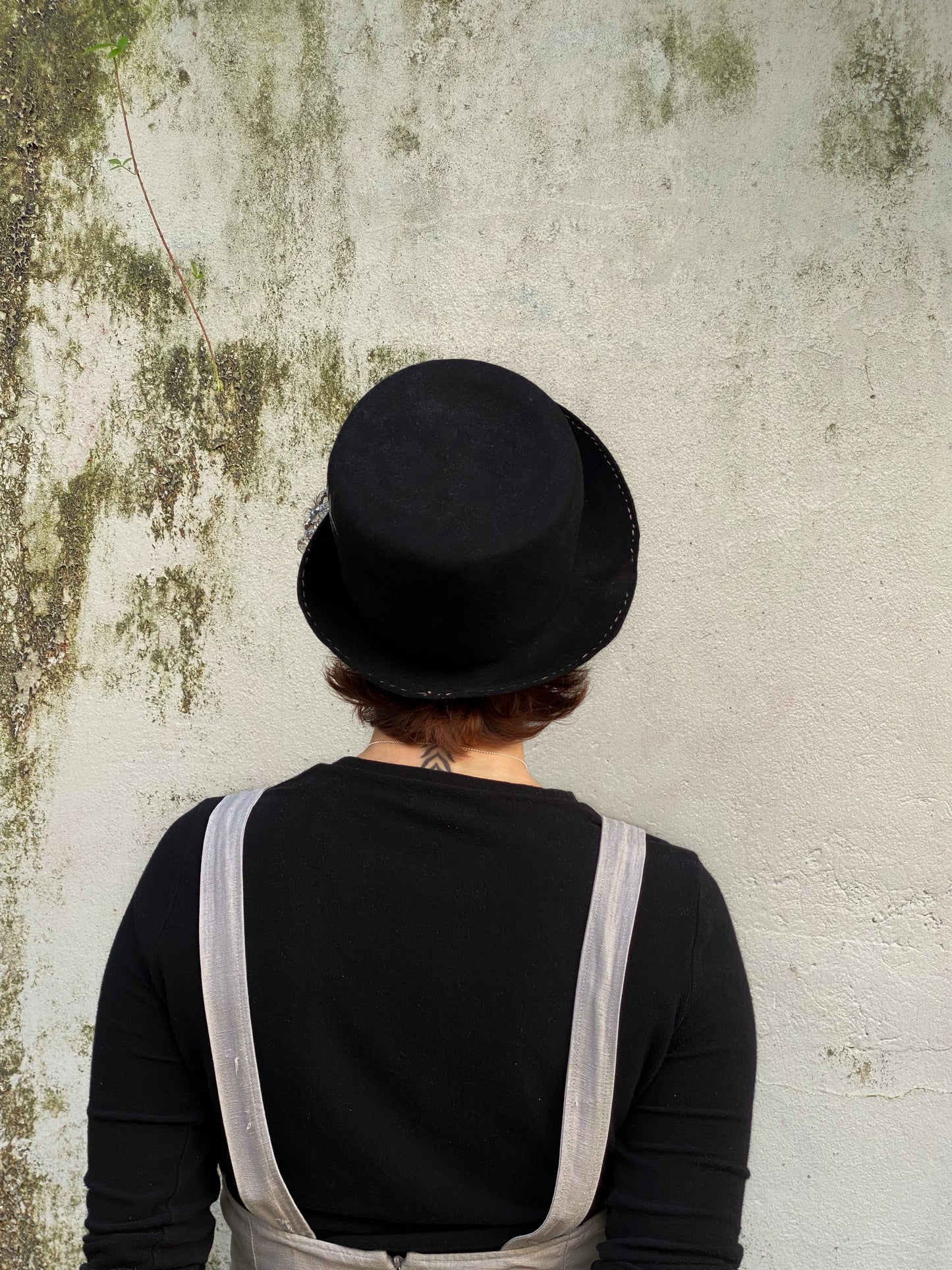 Shallow top hat - Drifters - bygone era pirates inspired hat - Tomoko Tahara millinery works