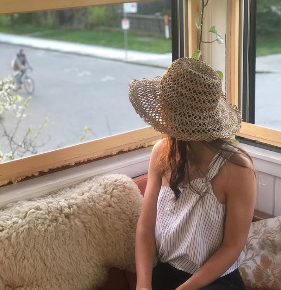 Straw sun hat - Tomoko Tahara millinery works