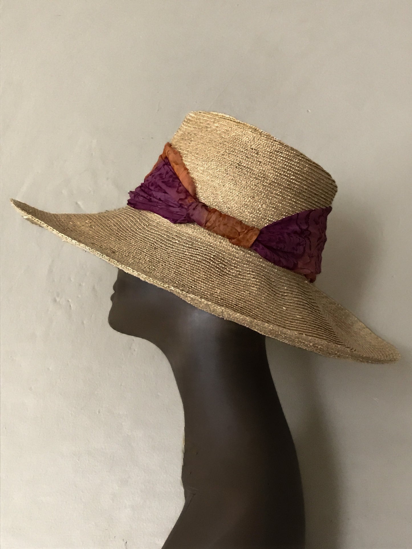 Italian straw hat 03 - Tomoko Tahara millinery works