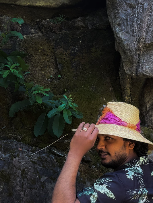 Italian straw hat 03 - Tomoko Tahara millinery works