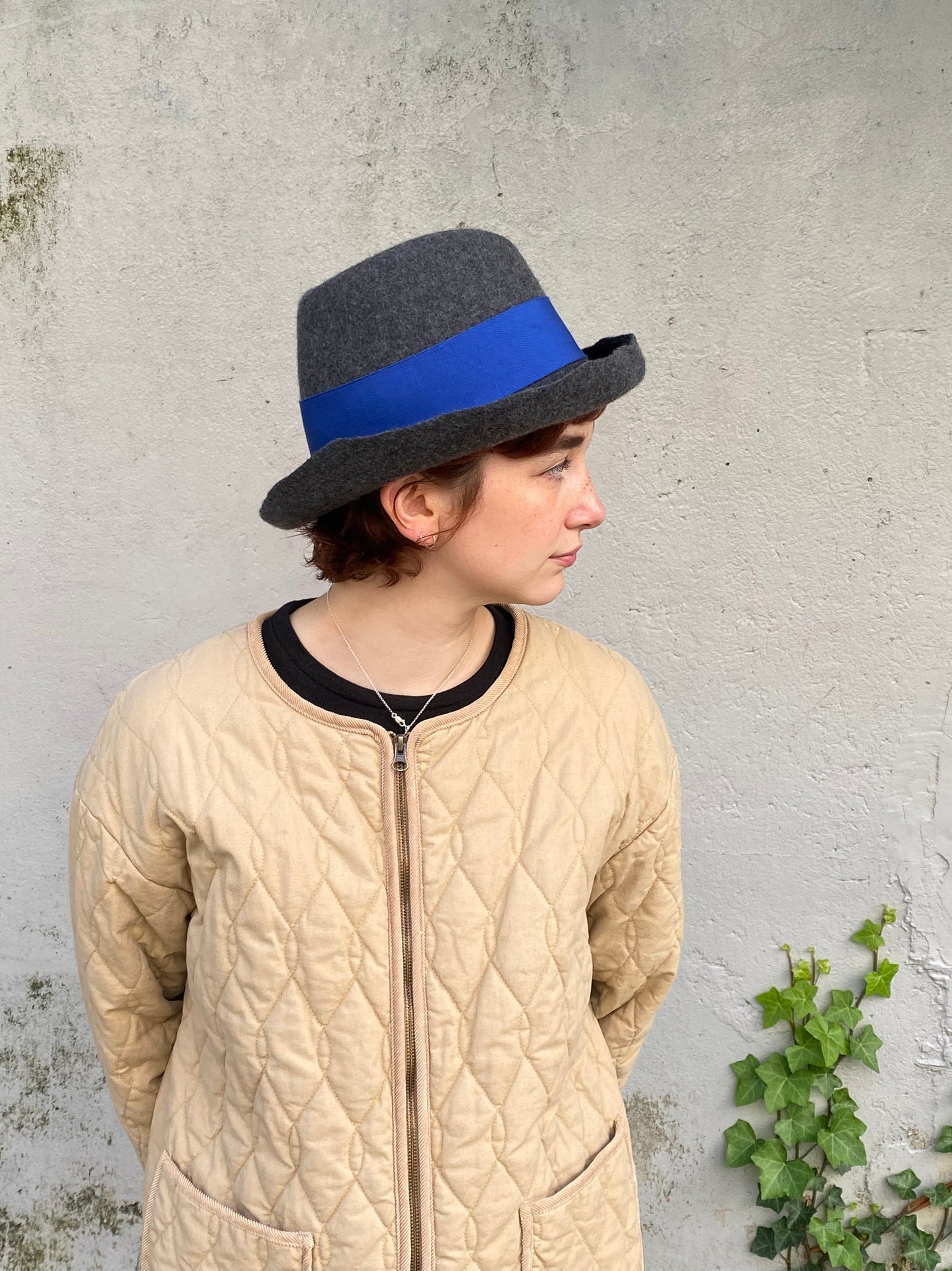 Eye fedora hat  - Tomoko Tahara millinery works