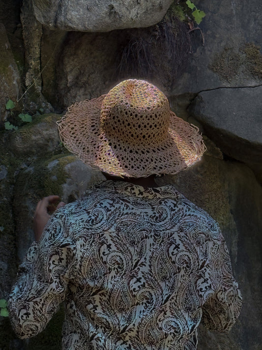 Straw sun hat - Tomoko Tahara millinery works