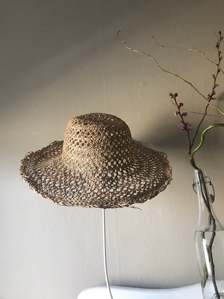 Straw sun hat - Tomoko Tahara millinery works