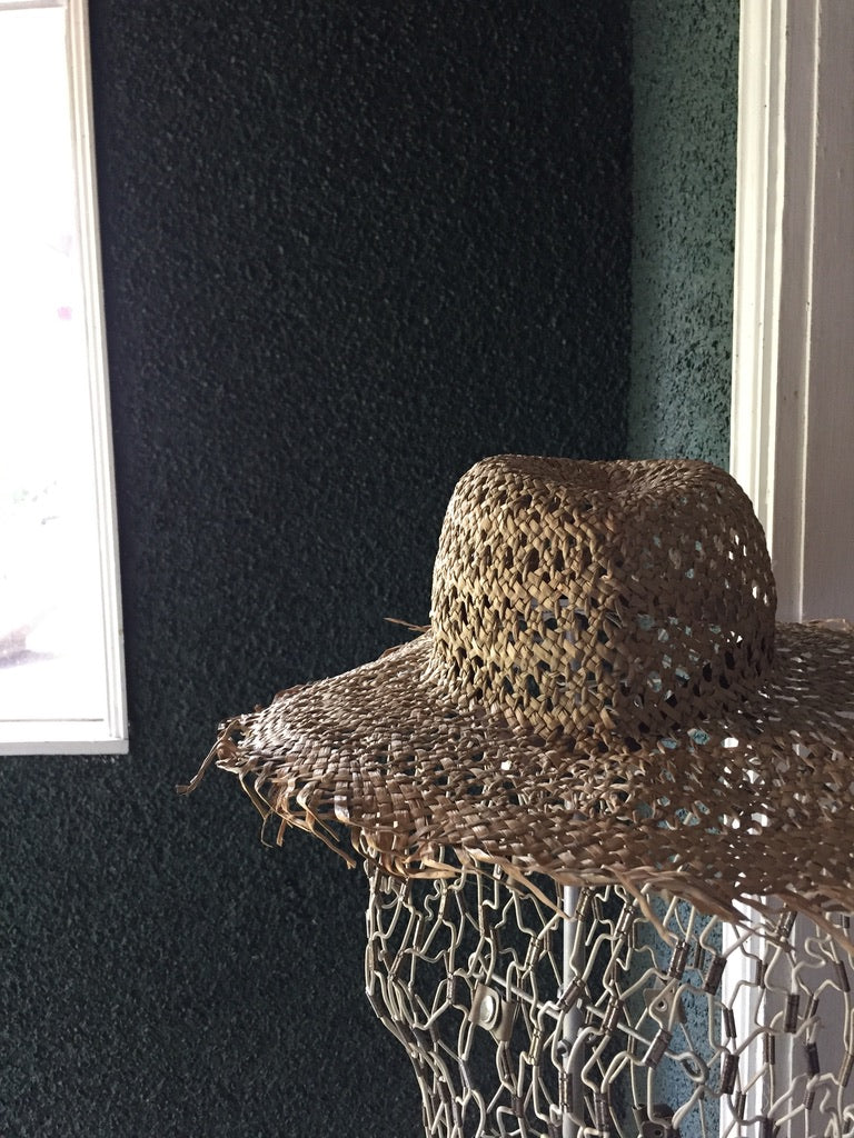 Straw sun hat - Tomoko Tahara millinery works